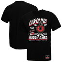 【送料無料】 ミッチェル&ネス メンズ Tシャツ トップス Men's Mitchell & Ness Black Carolina Hurricanes Local Food T-Shirt Hur Black