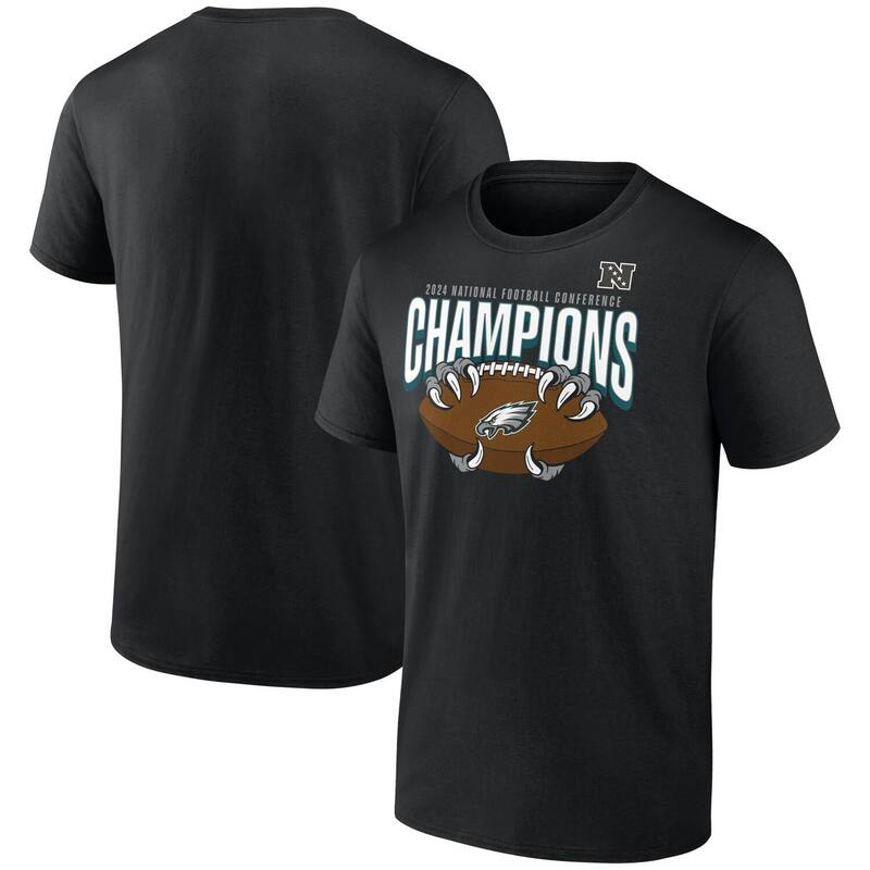 ̵ եʥƥ  T ȥåץ Men's Fanatics Black Philadelphia Eagles ...
