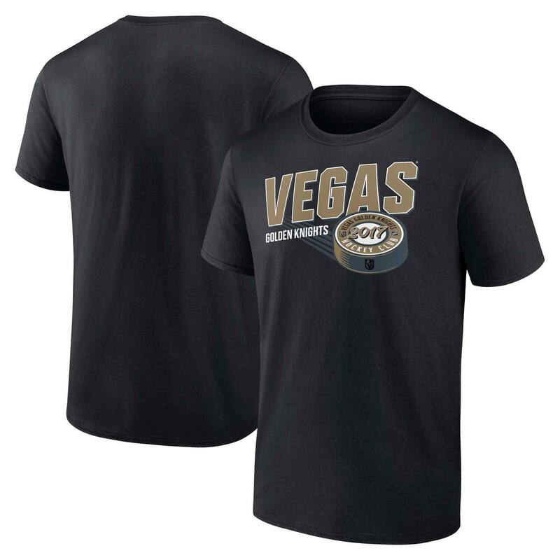 ファナティクス メンズ トップス Tシャツ Men's Fanatics Black Vegas Golden Knights Biscuit-Shirt L..