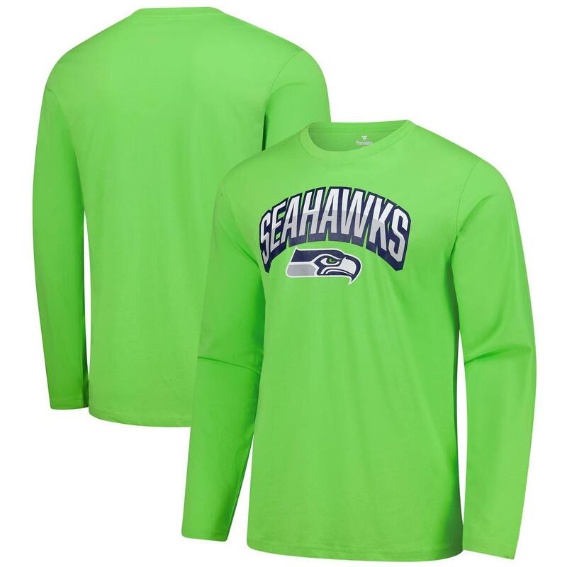̵ եʥƥ  T ȥåץ Men'sFanatics Neon Green Seattle Seahawks...