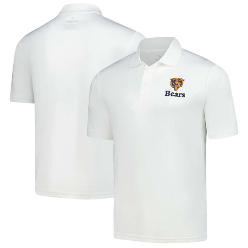 【送料無料】 ファナティクス メンズ Tシャツ トップス Men's Fanatics White Chicago Bears Vintage Polo Brs White 【送料無料】 ファナティクス メンズ Tシャツ トップス Men's Fanatics White Chicago Bears Vintage Polo Brs White