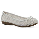 【送料無料】 クリフバイホワイトマウンテン レディース サンダル シューズ Cliffs by White Mountain Chelcy Women's Ballet Flats White Mesh Fabric