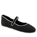 【送料無料】 エアロソールズ レディース サンダル シューズ Aerosoles Perry Knit Women's Mary Jane Flats Black Knit Fabric
