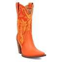 【送料無料】 ディンゴ レディース ブーツ・レインブーツ シューズ Dingo Tipsy Women's Leather Boots Orange