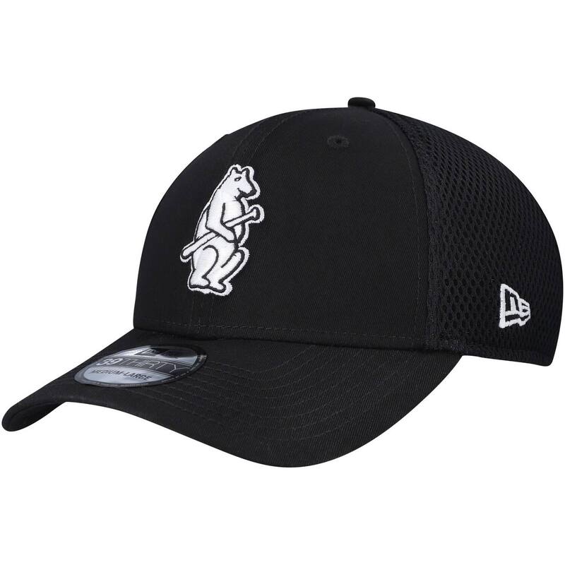【送料無料】 ニューエラ メンズ 帽子 アクセサリー Men's New Era Chicago Cubs Cooperstown Collection 2014 Black & White Neo 39THIRTY Flex Hat Cub Black