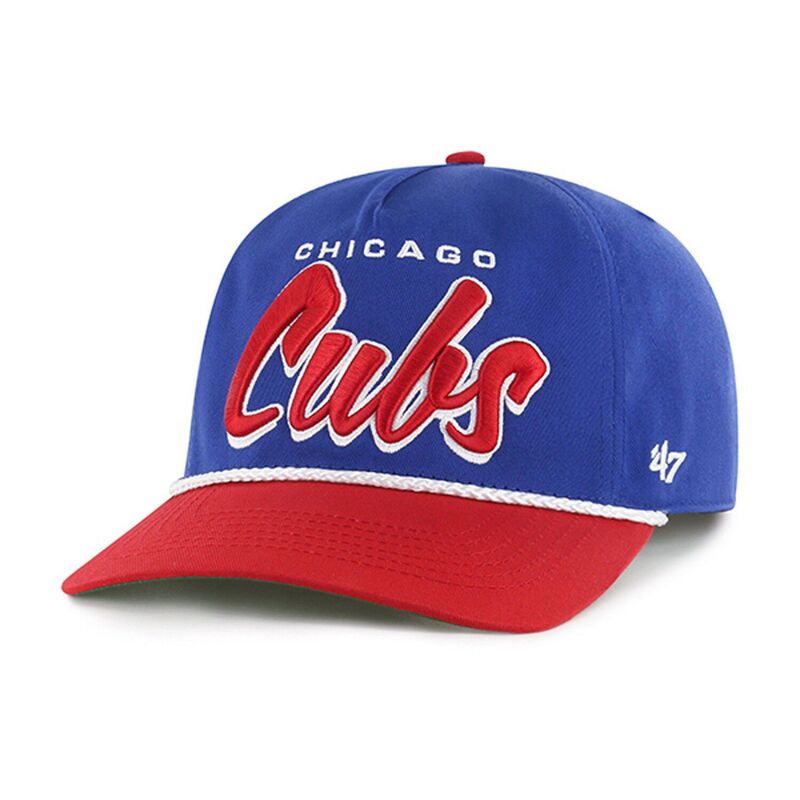 【送料無料】 フォーティセブンブランド メンズ 帽子 アクセサリー Men's '47 Royal Chicago Cubs Dropshadow Rope Hitch Adjustable Hat Cub Blue