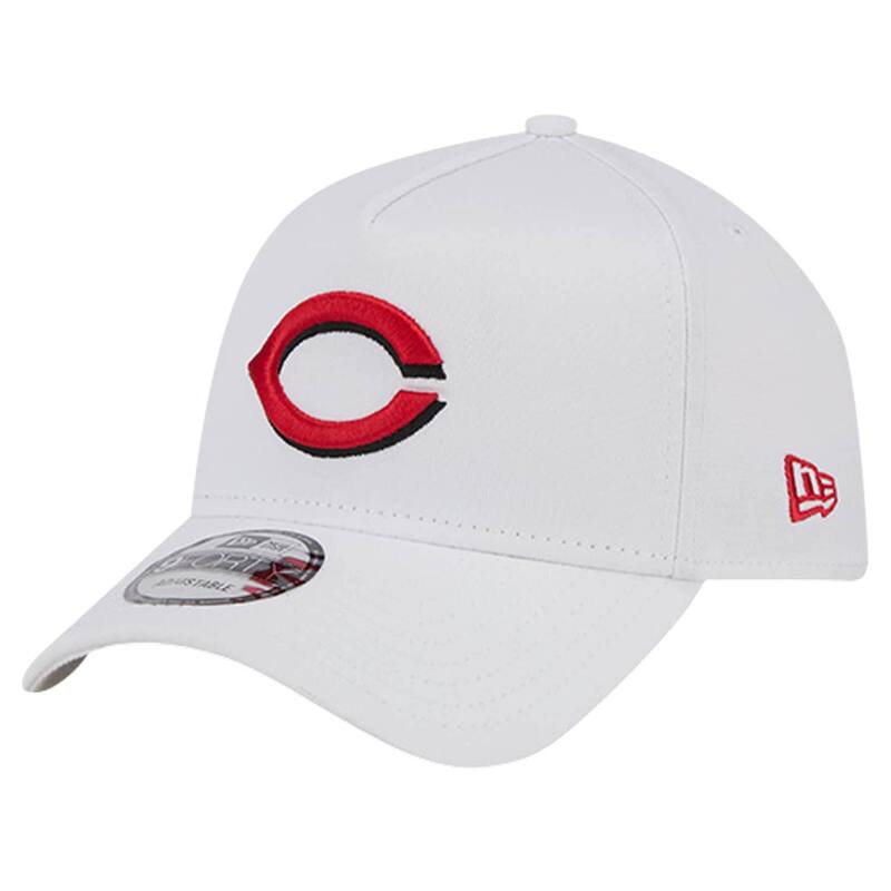 【送料無料】 ニューエラ メンズ 帽子 アクセサリー Men's New Era White Cincinnati Reds TC A-Frame 9FORTY Adjustable Hat Red White