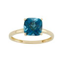 【送料無料】 アンブランデッド レディース リング アクセサリー Designs by Gioelli London Blue Topaz 10k Gold Ring Blue(4)