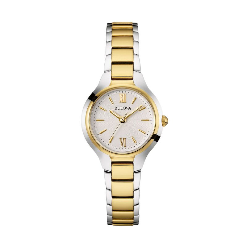 【送料無料】 ブロバ レディース 腕時計 アクセサリー Bulova Women's Two Tone Stainless Steel Watch - 98L217 Two Tone