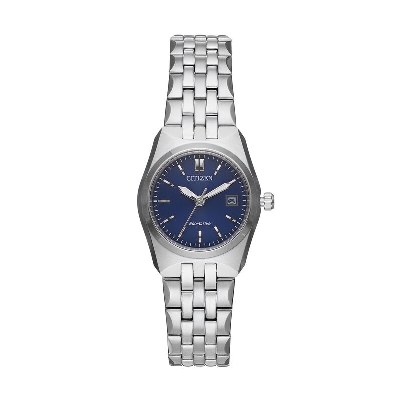 【送料無料】 シチズン レディース 腕時計 アクセサリー Citizen Eco-drive Women's Corso Stainless Steel Watch - EW2290-54L Silver Tone