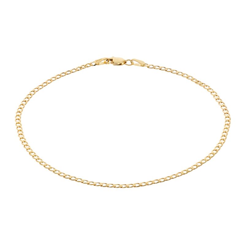 【送料無料】 アンブランデッド レディース ネックレス・チョーカー・ペンダントトップ アクセサリー 14k Gold Beveled Curb Chain Necklace 14k Gold