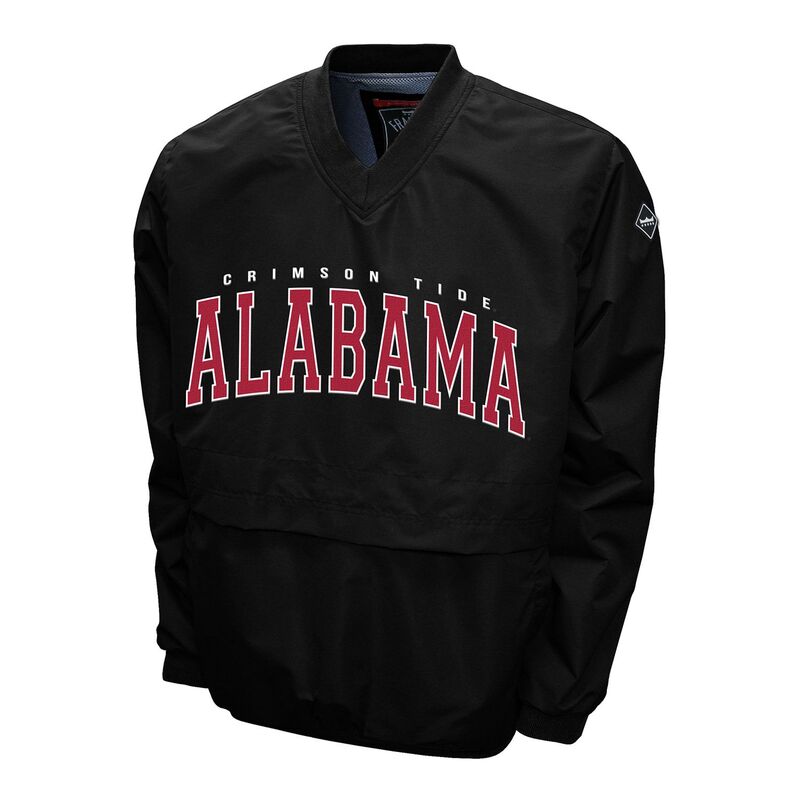 【送料無料】 アンブランデッド メンズ ジャケット・ブルゾン アウター Men's Alabama Crimson Tide Members Windshell Pullover Ala Blackのサムネイル