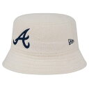 【送料無料】 ニューエラ レディース 帽子 アクセサリー Women's New Era White Atlanta Braves Chrome Cozy Bu...