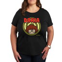 【送料無料】 ライセンス キャラクター レディース Tシャツ トップス Plus Daria Sick Sad World Graphic Tee Black
