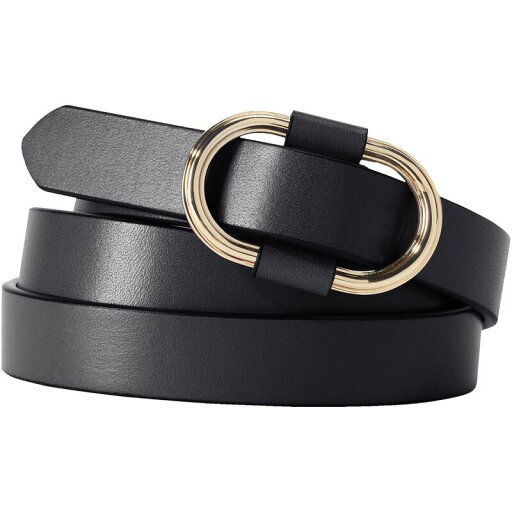 【送料無料】 ランズエンド レディース ベルト アクセサリー Women's Lands' End Adjustable Skinny Leather Belt Black 【送料無料】 ランズエンド レディース ベルト アクセサリー Women's Lands' End Adjustable Skinny Leather Belt Black