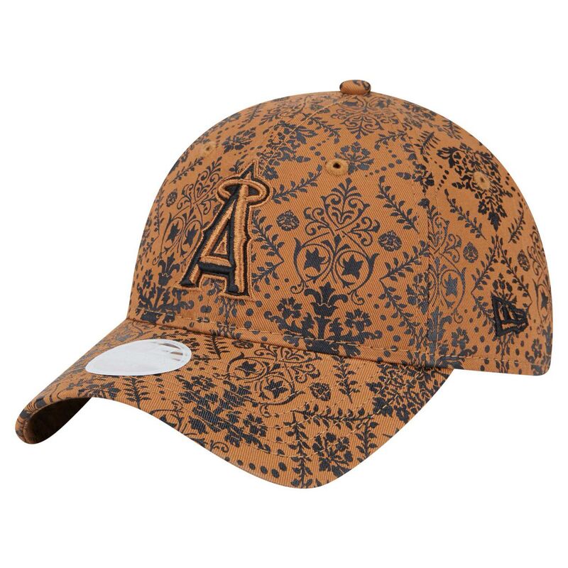 【送料無料】 ニューエラ レディース 帽子 アクセサリー Women's New Era Brown Los Angeles Angels Vintage Deco 9TWENTY Adjustable Hat Ang Brown