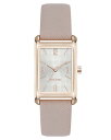 【送料無料】 ナインウェスト レディース 腕時計 アクセサリー Nine West Women's Rose Gold Tone Strap Square Ca...