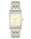 【送料無料】 ナインウェスト レディース 腕時計 アクセサリー Nine West Women's Two-Tone Silver Tone Rectangle Dial Watch Multi