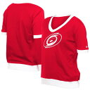 【送料無料】 ニューエラ レディース Tシャツ トップス Women's New Era Red Carolina Hurricanes Game Day Rh...