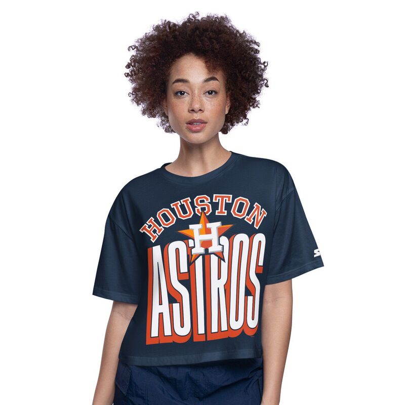 【送料無料】 スターター レディース Tシャツ トップス Women's Starter Navy 