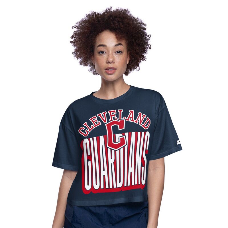 【送料無料】 スターター レディース Tシャツ トップス Women's Starter Navy 