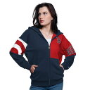 【送料無料】 スターター レディース Tシャツ トップス Women's Starter Navy/Red Boston Red Sox Curve Ball Full Zip Hoodie Sweatshirt Rsx Navy