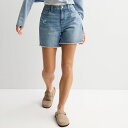 【送料無料】 エスオー レディース ハーフパンツ・ショーツ ボトムス Juniors' SO High-Rise Curvy 90s Loose Jean Shorts Medium(4)