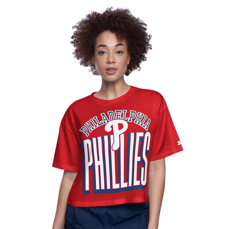 【送料無料】 スターター レディース Tシャツ トップス Women's Starter Red P