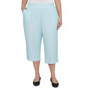 【送料無料】 アルフレッド ダナー レディース カジュアルパンツ ボトムス Plus Size Alfred Dunner Heat Set Embroider...