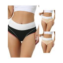【送料無料】 アレグラ ケー レディース パンツ アンダーウェア 3 Packs Womens High Waist Underwear Stretch Bri...