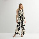 【送料無料】 ナインウェスト レディース ワンピース トップス Women's Nine West Zip Front Jumpsuit Black Safar...