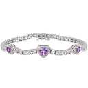 【送料無料】 ステラ グレース レディース ブレスレット・バングル・アンクレット アクセサリー Stella Grace Sterling Silver Ame...