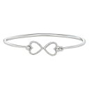 【送料無料】 アンブランデッド レディース ブレスレット・バングル・アンクレット アクセサリー Sterling Silver 1/6 Carat T.W. H...