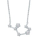 【送料無料】 アンブランデッド レディース ネックレス・チョーカー・ペンダントトップ アクセサリー Sterling Silver 1/5 Carat T.W. Diamond Constellation Necklace Sagittarius(4)