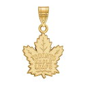【送料無料】 ロゴアート レディース ブレスレット・バングル・アンクレット アクセサリー LogoArt Toronto Maple Leafs 10k Gold Logo Pendant 10k Yellow Gold|詳細画像