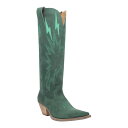 【送料無料】 ディンゴ レディース ブーツ・レインブーツ シューズ Dingo Thunder Road Women's Suede Knee-High Boots Green