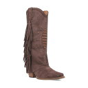 【送料無料】 ディンゴ レディース ブーツ・レインブーツ シューズ Dingo Women's Spirit Trail Side Fringed Leathe...