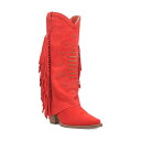 【送料無料】 ディンゴ レディース ブーツ・レインブーツ シューズ Dingo Women's Spirit Trail Side Fringed Leathe...