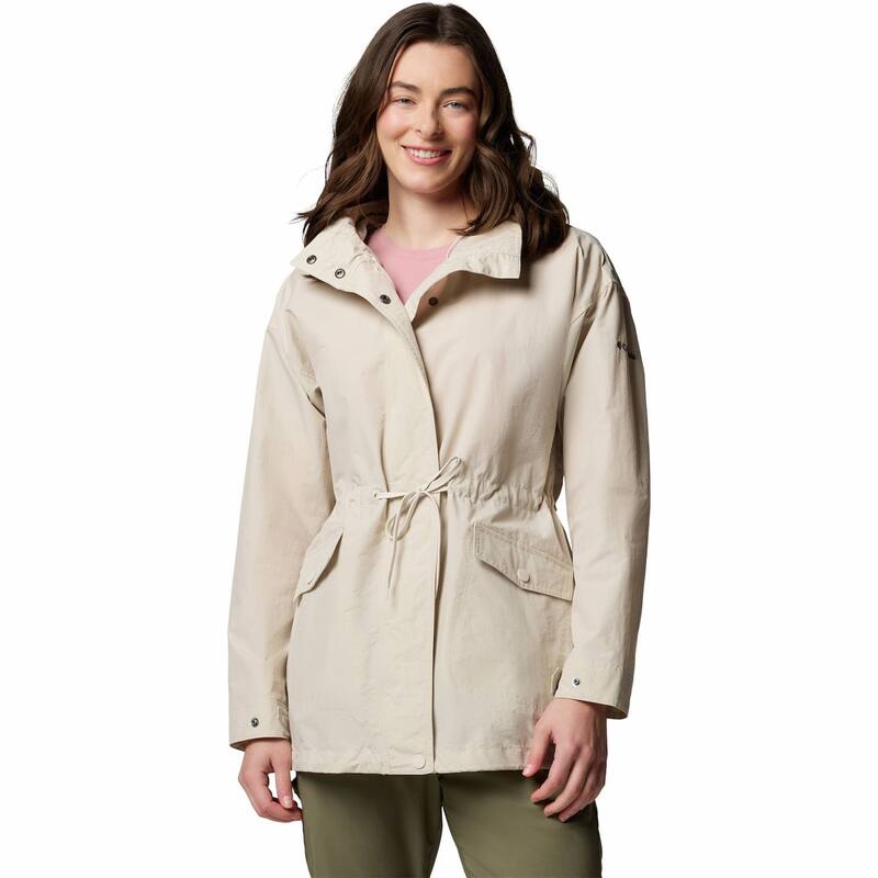 【送料無料】 コロンビア レディース ジャケット・ブルゾン アウター Women's Columbia Pardon My Jacket Hooded Rain Coat Dark Stone