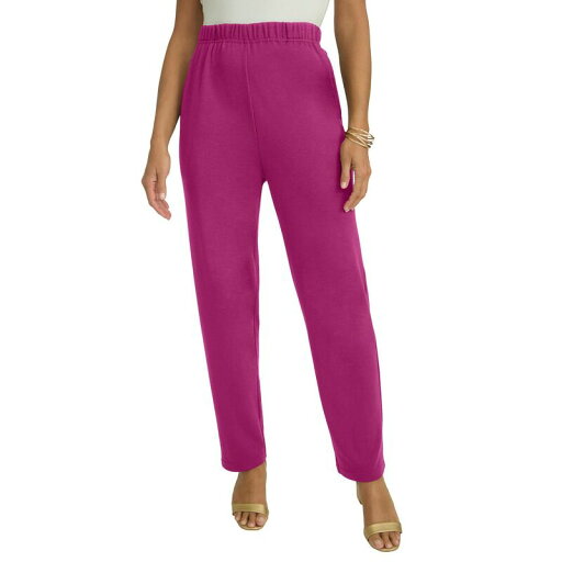 【送料無料】 ジェシカロンドン レディース カジュアルパンツ ボトムス Jessica London Women's Plus Size Soft Ease Pant Raspberry 【送料無料】 ジェシカロンドン レディース カジュアルパンツ ボトムス Jessica London Women's Plus Size Soft Ease Pant Raspberry