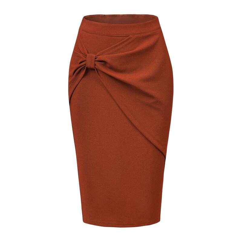 ̵ 쥰  ǥ  ܥȥॹ Work Pencil Skirts for Women Ruched Hig...