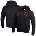【送料無料】 チャンピオン メンズ Tシャツ トップス Men'sChampion Black South Carolina Gamecocks Arch Over Logo Pullover Hoodie Scr Black