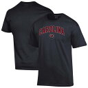 【送料無料】 チャンピオン メンズ Tシャツ トップス Men'sChampion Black South Carolina Gamecocks Arch Over Logo T-Shirt Scr Black