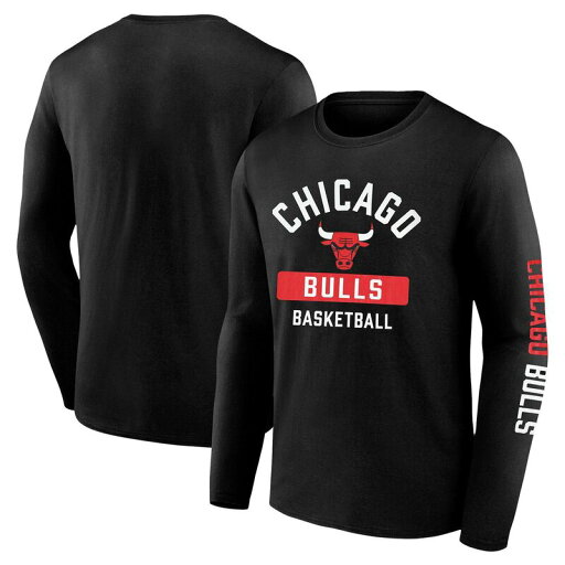 【送料無料】 ファナティクス メンズ Tシャツ トップス Men's Fanatics Black Chicago Bulls Long Sleeve T-Shirt Bul Black 【送料無料】 ファナティクス メンズ Tシャツ トップス Men's Fanatics Black Chicago Bulls Long Sleeve T-Shirt Bul Black