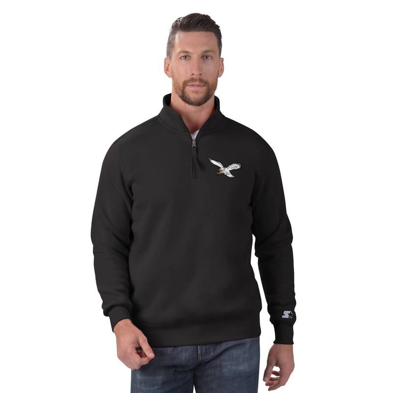 ̵   T ȥåץ Men's Starter Black Philadelphia Eagles Cla...