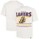 【送料無料】 フォーティセブンブランド メンズ Tシャツ トップス Men's '47 White Los Angeles Lakers City Edition Shifty Foundation T-Shirt Lak White