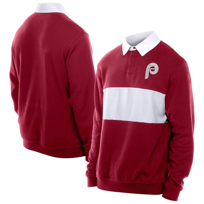 ̵ ˥塼  T ȥåץ Men's New Era Dark Red Philadelphia Phillie...