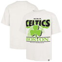 【送料無料】 フォーティセブンブランド メンズ Tシャツ トップス Men's '47 White Boston Celtics City Edition Shifty Foundation T-Shirt Cel White