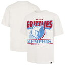 【送料無料】 フォーティセブンブランド メンズ Tシャツ トップス Men's '47 White Memphis Grizzlies City Edition Shifty Foundation T-Shirt Grz White