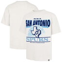 【送料無料】 フォーティセブンブランド メンズ Tシャツ トップス Men's '47 White San Antonio Spurs City Edition Shifty Foundation T-Shirt Spr White